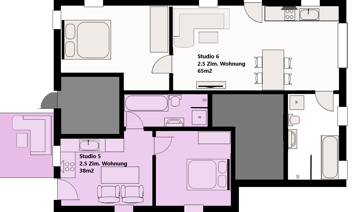 Grundriss Untergeschoss5+6